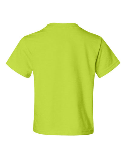 JERZEES Youth Dri-Power® 50/50 T-Shirt 29BR #color_Safety Green