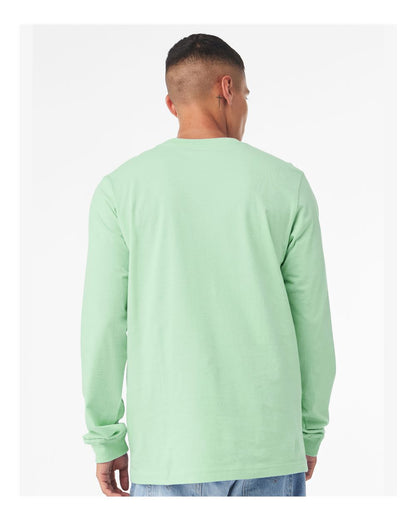 BELLA + CANVAS Jersey Long Sleeve Tee 3501 #colormdl_Mint