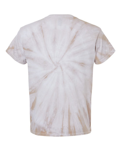 Dyenomite Cyclone Pinwheel Tie-Dyed T-Shirt 200CY #color_Sand