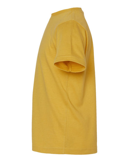 Rabbit Skins Toddler Fine Jersey Tee 3321 #color_Mustard