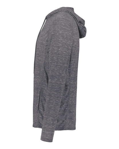 Holloway Men's Eco Revive™ Monterey Hooded Sweatshirt 222745 #color_Carbon Heather