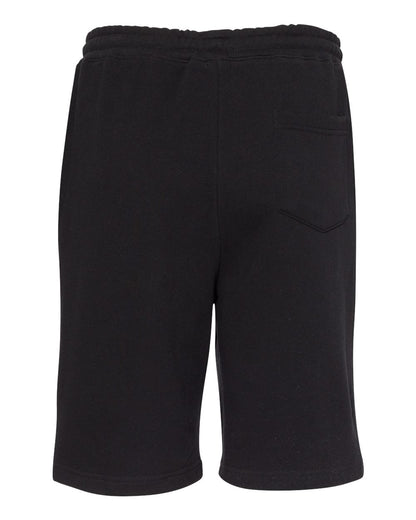 Independent Trading Co. Men's Midweight Fleece Shorts IND20SRT #color_Black