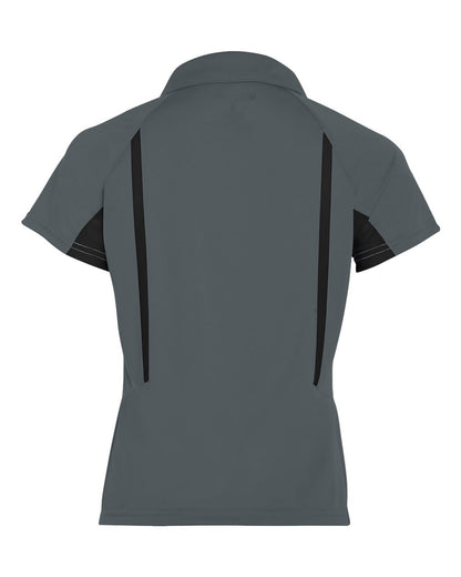 Holloway Women's Two-Tone Avenger Polo 222730 #color_Graphite/ Black