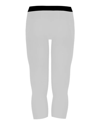 Badger Youth Calf Length Compression Tight 2611 #color_White