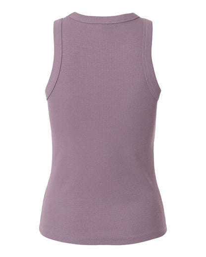 American Apparel Women's Baby Rib Tank BR2101 #color_Smokey Violet
