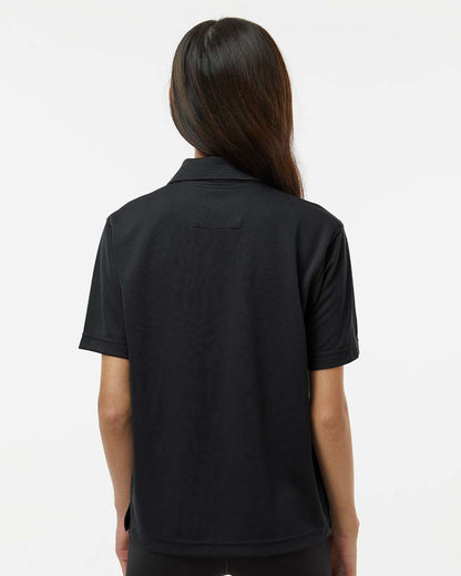 Paragon Youth Saratoga Performance Mini Mesh Polo 108Y #colormdl_Black