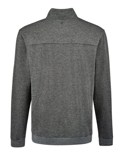 Nautica Unisex Explorer Fleece Quarter-Zip Pullover N18090 #color_Charcoal Heather