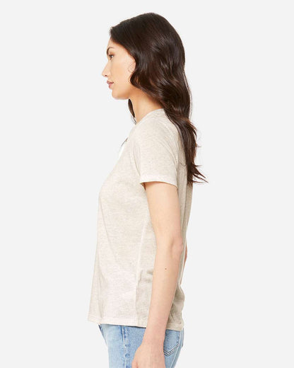 BELLA + CANVAS Women’s Relaxed Fit Triblend Tee 6413 #colormdl_Oatmeal Triblend