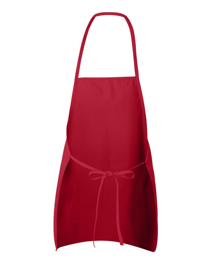 Liberty Bags Long Butcher Block Apron 5505 #color_Red