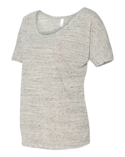 BELLA + CANVAS Women’s Slouchy Tee 8816 #color_White Marble