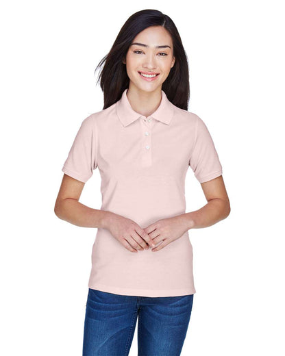 Harriton Women's Easy Blend Polo M265W #colormdl_Blush