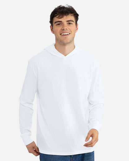 Next Level Unisex CVC Hoodie Long Sleeve T-Shirt 6221 #colormdl_White