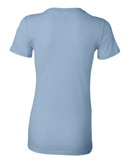 BELLA + CANVAS Women's Slim Fit Tee 6004 #color_Baby Blue