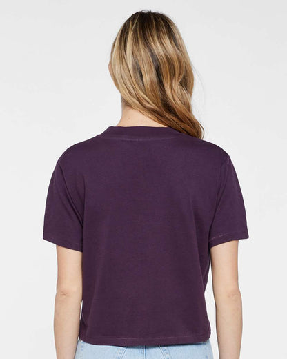 LAT Women's Boxy Tee 3518 #colormdl_Plum