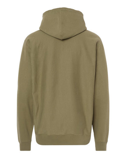 Independent Trading Co. Legend - Premium Heavyweight Cross-Grain Hooded Sweatshirt IND5000P #color_Olive