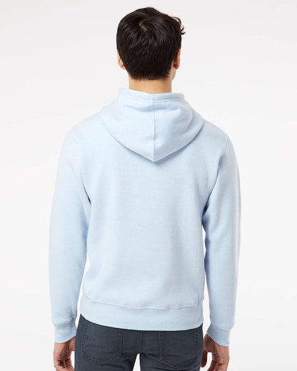 J. America Men's Triblend Fleece Hooded Sweatshirt 8871 #colormdl_Ice Triblend