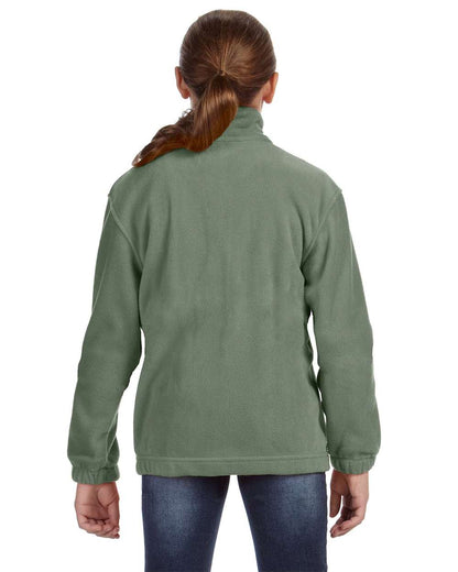 Harriton Youth Full-Zip Fleece M990Y #colormdl_Dill