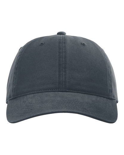 Richardson Peach Twill Dad Hat 326 #color_Navy