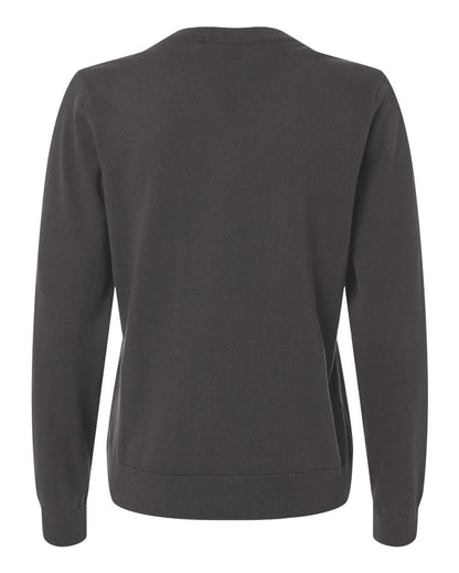 Devon & Jones Women's New Classics V-Neck Sweater DG445W #color_Graphite