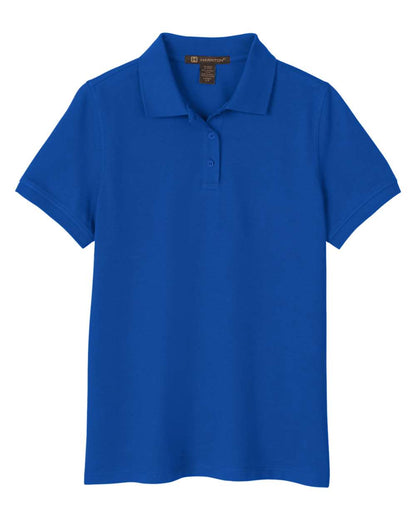 Harriton Women's Valiant Cotton Snag Protect Polo M205W #color_True Royal