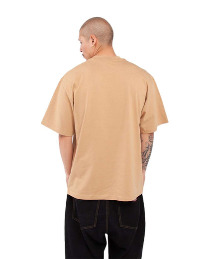 Shaka Wear Unisex Max Heavyweight T-Shirt SHMHSS #colormdl_Khaki
