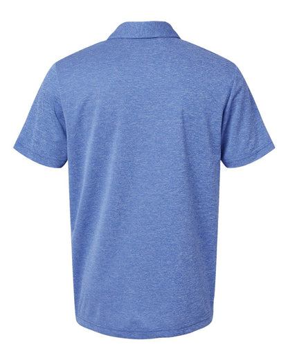 Adidas Men's Soft Heathered Polo A582 #color_Collegiate Royal Melange