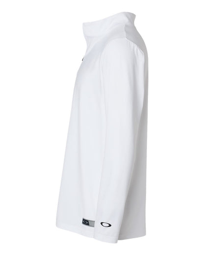 Oakley Men's Team Issue Podium Quarter-Zip Pullover FOA402997 #color_White