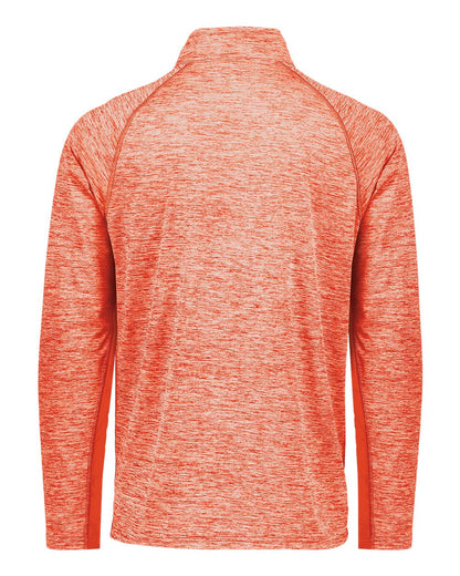 Holloway Men's Electrify CoolCore® Quarter-Zip Pullover 222574 #color_Orange Heather