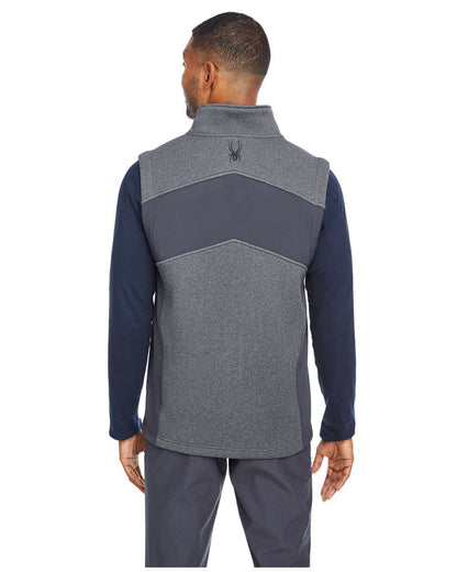 Spyder Men's Pursuit Vest S17274 #colormdl_Black Heather/ Polar