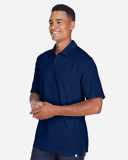 North End Men's Recycled Polyester Performance Pique Polo 88632 #colormdl_Night