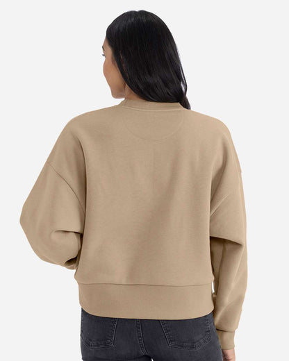 Next Level Women's Heavyweight Crewneck Sweatshirt 9087 #colormdl_Tan