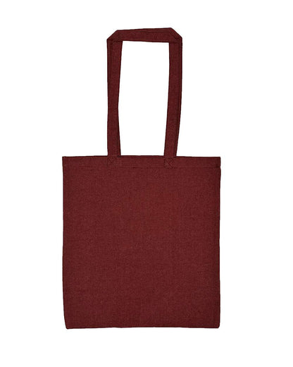 Liberty Bags Lightweight Recycled Canvas Tote Bag with Extended Handle 8505R #color_Heather Red
