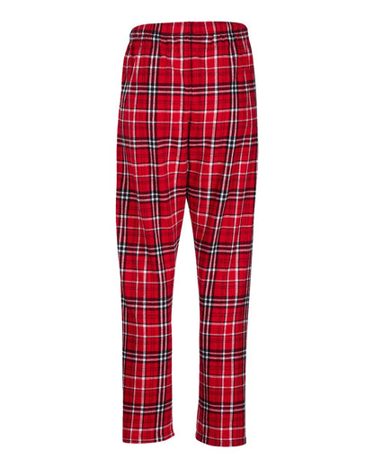Boxercraft Women's Haley Flannel Pants BW6620 #color_Red/ White