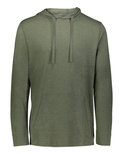 Holloway Men's Repreve® Eco Hooded Sweatshirt 222577 #color_Olive Heather