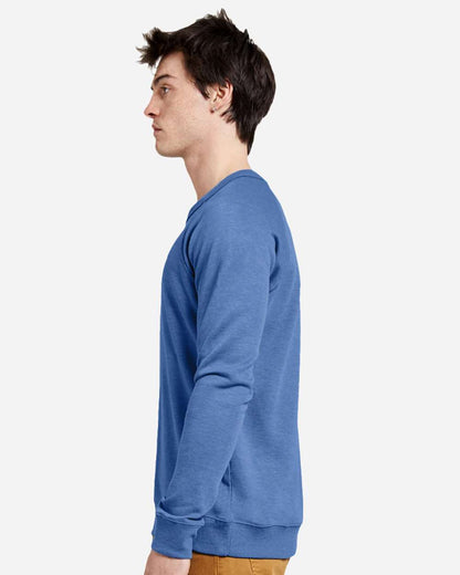 Lane Seven Unisex French Terry Crewneck Sweatshirt LS13004 #colormdl_Heather Royal