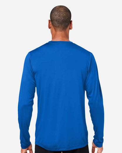CORE365 Unisex Capital Long Sleeve Performance T-Shirt CE10L #colormdl_True Royal