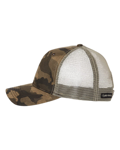 DRI DUCK Covert Trucker Cap 3466 #color_Camo