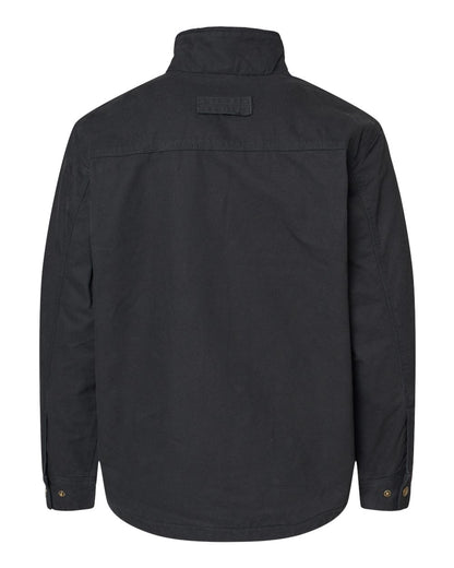 DRI DUCK Endeavor Canyon Cloth™ Canvas Jacket with Sherpa Lining 5037 #color_Black