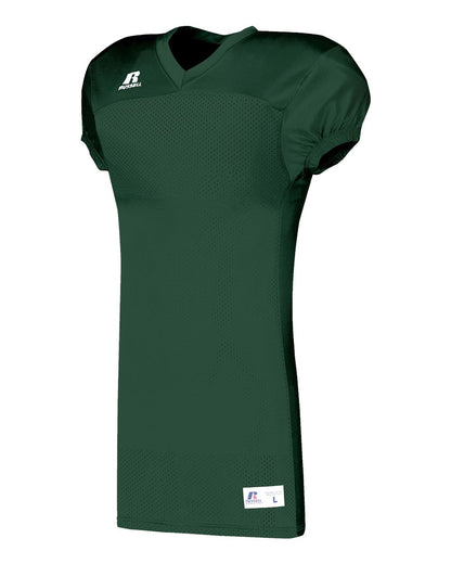 Russell Athletic Youth Jersey With Side Inserts S8623W #color_Dark Green