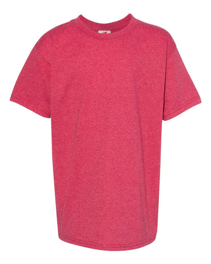 Hanes Ecosmart™ Youth T-Shirt 5370 #color_Heather Red