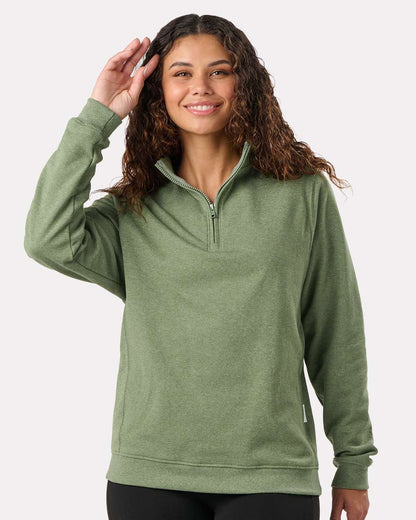 Recover Unisex Quarter-Zip Pullover RC1096 #colormdl_Fern