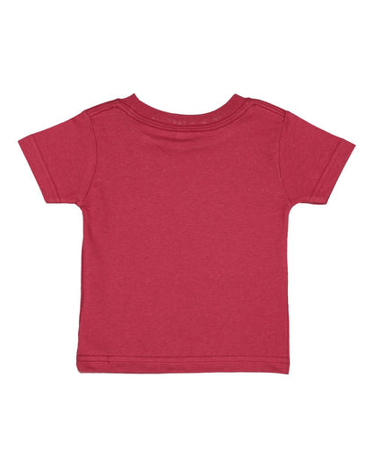 Rabbit Skins Infant Cotton Jersey Tee 3401 #color_Garnet
