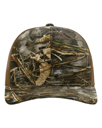 Richardson Printed Trucker Cap 112P #color_Realtree Max 7/ Buck
