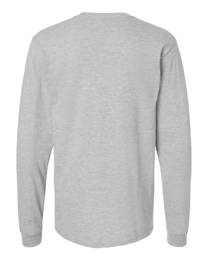 Tultex Heavyweight Jersey Long Sleeve T-Shirt 291 #color_Heather Grey