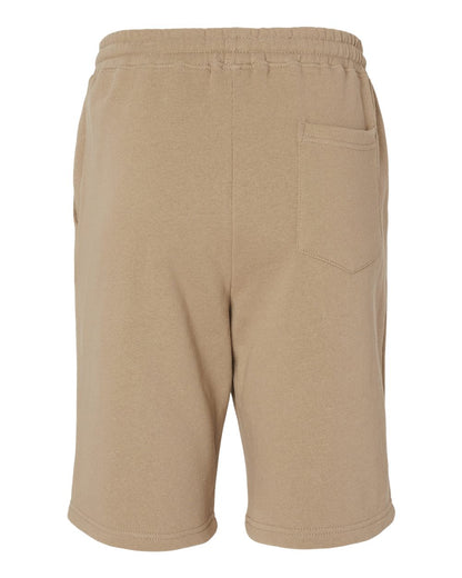 Independent Trading Co. Midweight Fleece Shorts IND20SRT #color_Sandstone