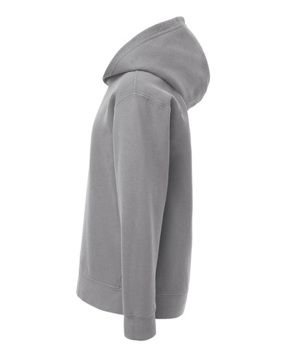 Comfort Colors Youth Garment-Dyed Lightweight Fleece Hooded Sweatshirt 1467Y #color_Grey