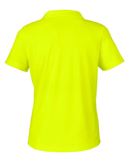 CORE365 Women's Market Snag Protect Mesh Polo CE104W #color_Safety Yellow