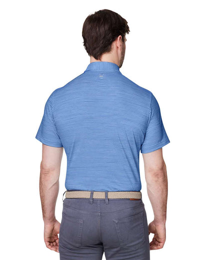 vineyard vines Men's Bradley Stripe Sankaty Polo G012426 #colormdl_Maui Blue