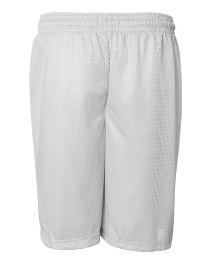 Badger Pro Mesh 7" Shorts 7207 #color_White