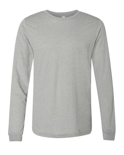 BELLA + CANVAS Triblend Long Sleeve Tee 3513 #color_Athletic Grey Triblend